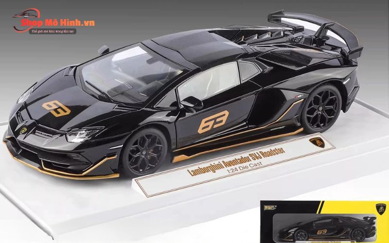 Mô Hình Xe Lamborghini Aventador SVJ63 1:24 11 Mô Hình Xe Lamborghini Aventador SVJ63 1:24