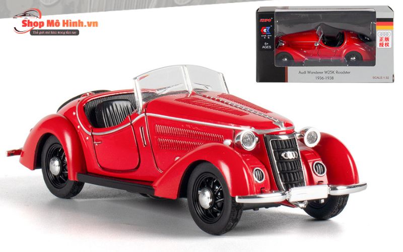 Mô hình Audi Wanderer W25K Roadster tỷ lệ 1:32