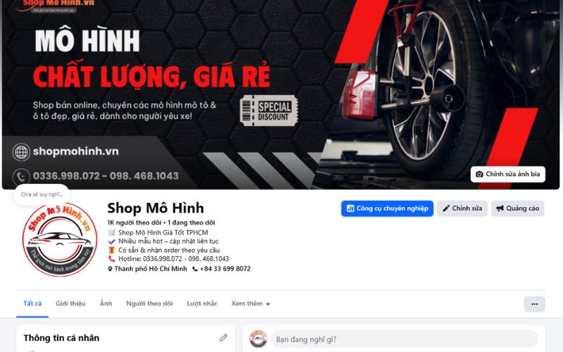 Shop Mô Hình Chất Lượng – Lựa Chọn Hàng Đầu Cho Dân Chơi Xe