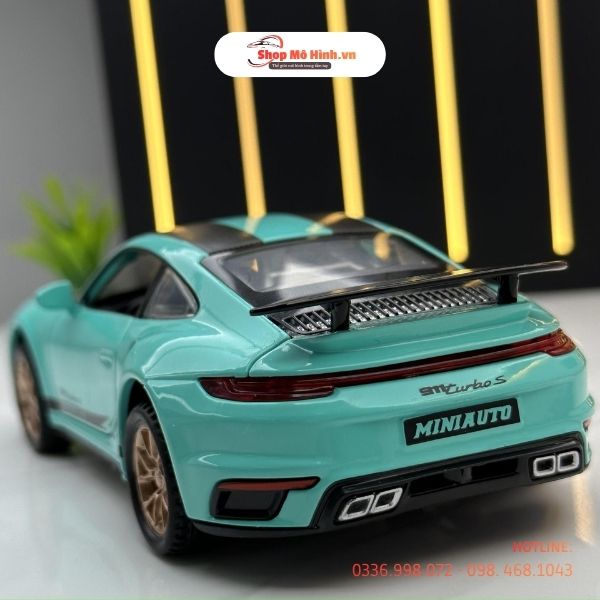 Mô hình xe Porsche 911 Turbo S 1:32 7 Mô hình xe Porsche 911 Turbo S 1:32