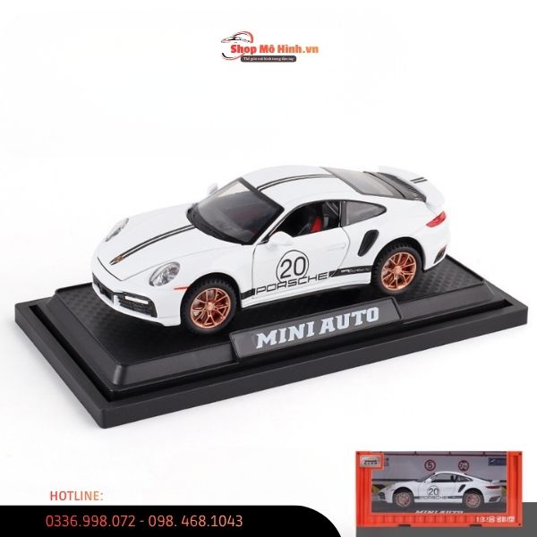 Mô hình xe Porsche 911 Turbo S 1:32 5 Mô hình xe Porsche 911 Turbo S 1:32