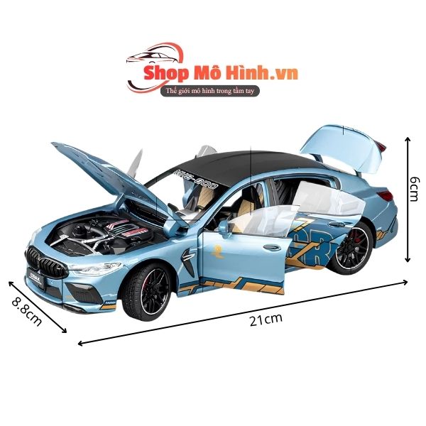 Mô Hình Xe BMW M8 MANHART 1:24 Cao Cấp, Nổi Bật 2 Mô Hình Xe BMW M8 MANHART 1:24 Cao Cấp, Nổi Bật