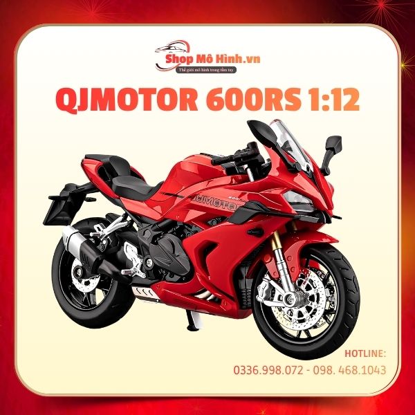 Mô Hình Xe QJMOTOR 600RS 1:12 Giá Rẻ 1 Mô Hình Xe QJMOTOR 600RS 1:12 Giá Rẻ