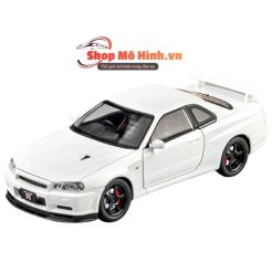 Mô Hình Xe Nissan Skyline GT-R R34 1:24 Kim Loại Cao Cấp
