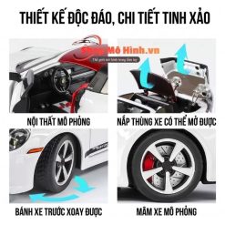 Mô Hình Xe Porsche 911 Targa 4S Tỷ Lệ 1:32 Kim Loại Cao Cấp