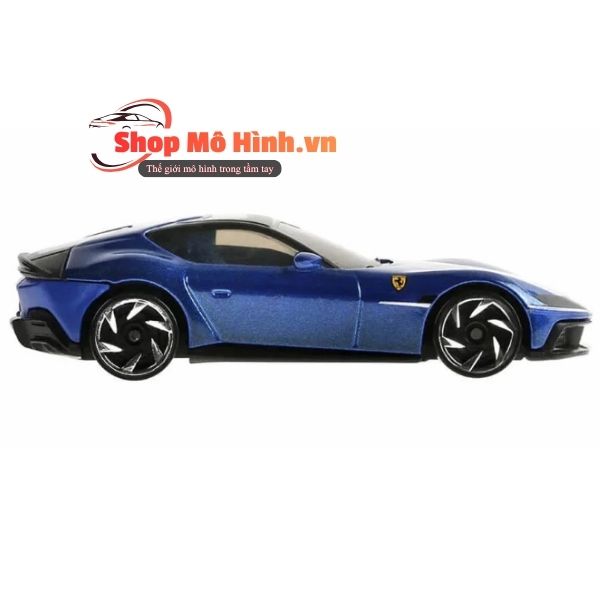 Mô hình Ferrari 12Cilindri Hot Wheels 1:64 màu xanh 2 ferrari 12cilindri 164 5
